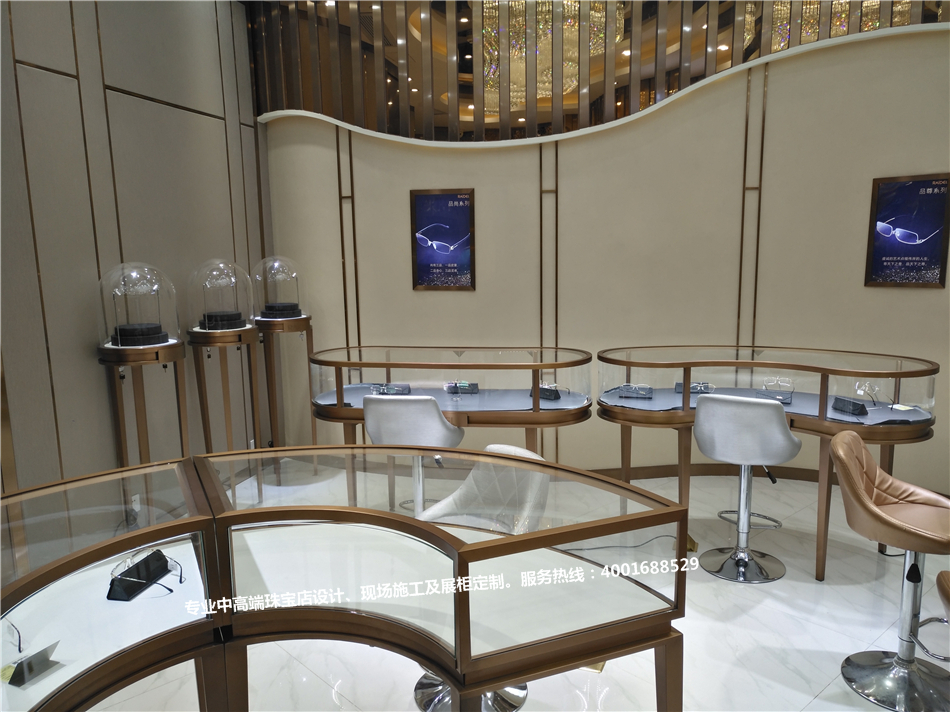 1593769485331728.jpg 鑫雅艺珠宝眼镜水贝金展展厅-奢侈品展示空间-365电子游戏-珠宝展柜设计|珠宝展柜生产厂家-