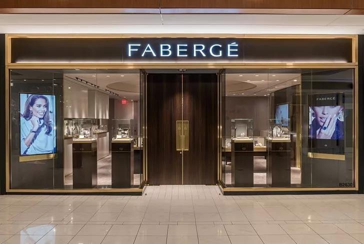 看奢侈品珠宝品牌法贝热Fabergé是怎样把珠宝店设计做到极致的？？？？