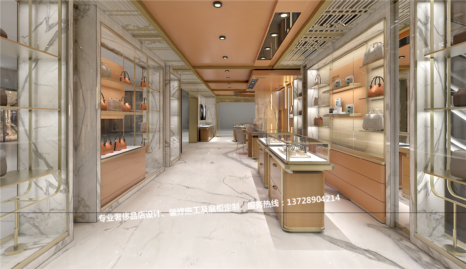 奢奢哒奢侈品专柜-奢侈品展示空间-365电子游戏-珠宝展柜设计|珠宝展柜生产厂家-