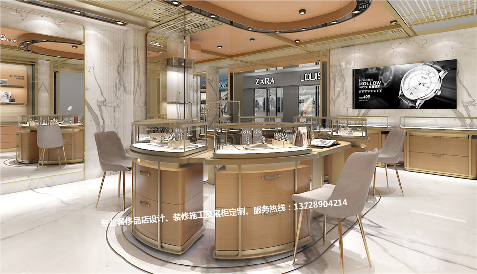 奢奢哒奢侈品专柜-奢侈品展示空间-365电子游戏-珠宝展柜设计|珠宝展柜生产厂家-