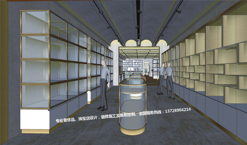 奢链客澳洲布里斯班店-奢侈品展示空间-365电子游戏-珠宝展柜设计|珠宝展柜生产厂家-