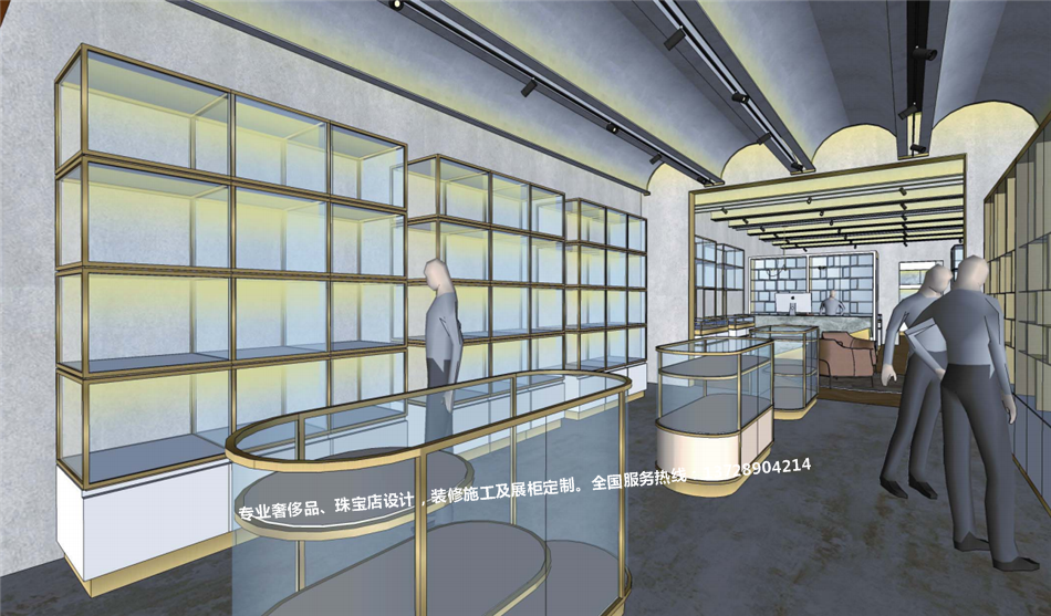 奢链客澳洲布里斯班店-奢侈品展示空间-365电子游戏-珠宝展柜设计|珠宝展柜生产厂家-