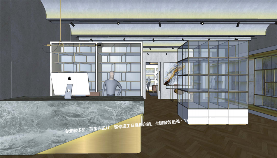 奢链客澳洲布里斯班店-奢侈品展示空间-365电子游戏-珠宝展柜设计|珠宝展柜生产厂家-