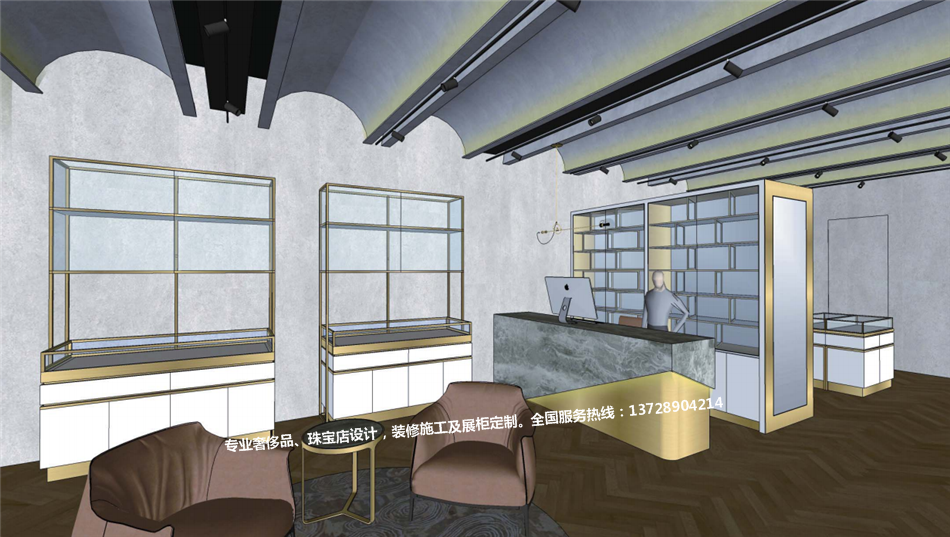 奢链客澳洲布里斯班店-奢侈品展示空间-365电子游戏-珠宝展柜设计|珠宝展柜生产厂家-