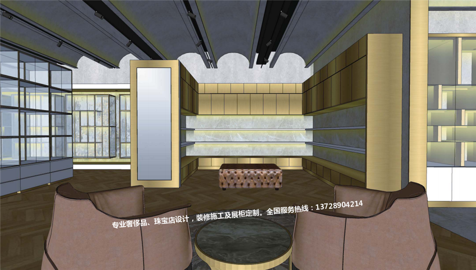 奢链客澳洲布里斯班店-奢侈品展示空间-365电子游戏-珠宝展柜设计|珠宝展柜生产厂家-