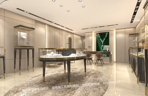 尚善阁翡翠彩宝店设计