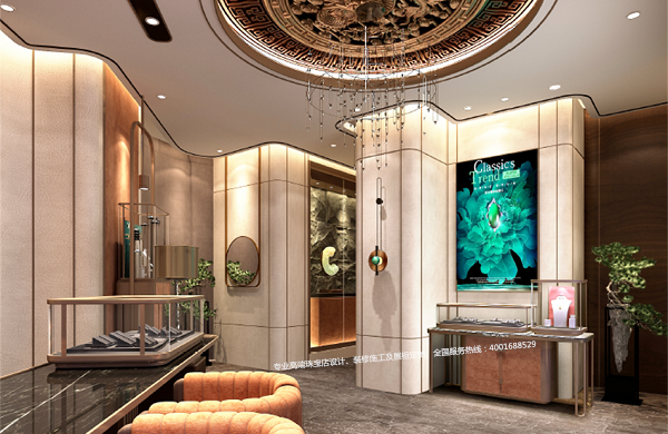 上海50平方高端珠宝店设计