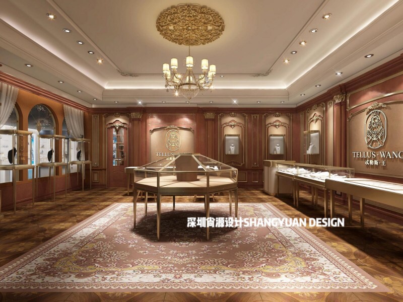 欧式风情珠宝店装修设计效果，，，，深圳365电子游戏装饰_副本.jpg